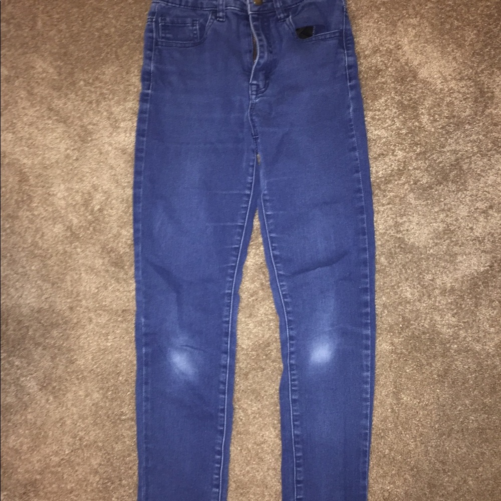Forever 21 High Waisted Blue Jeans